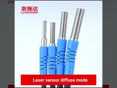 LUOSHIDA مستشعر ليزر منتشر صغير مستشعر كهروضوئي منتشر NPN PNP NO NC Output