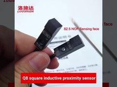 مستشعر مفتاح القرب الاستقرائي الصغير المستطيل DC 3 سلك 8x8 للكشف عن المعادن