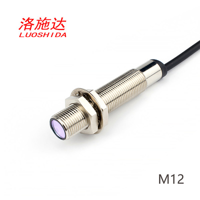 M12 مفتاح القرب منتشر ليزر مستشعر القرب التبديل 300 مللي متر مسافة قابل للتعديل قياس الليزر