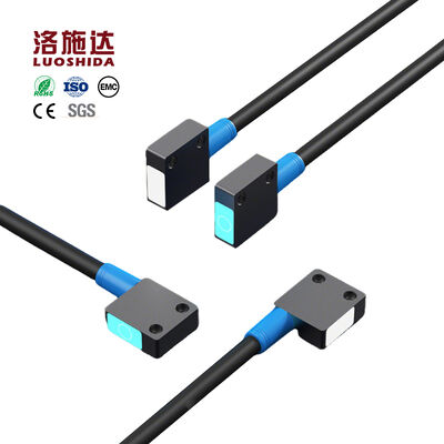 Q14 مستشعر ليزر كهروضوئي منتشر NPN/PNP/NO/NC مسافة استشعار 100 مم/300 مم IP65 غير متدفق